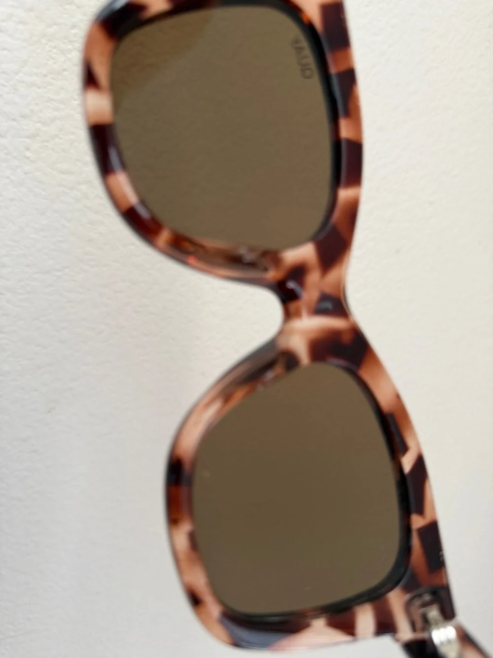 Quay Australia Tortoiseshell Brown Cat Eye Sunglasses-After Hours Polarized